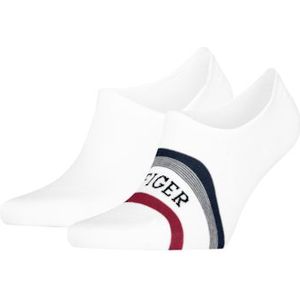 Tommy Hilfiger Füßlinge »TH MEN FOOTIE 2P HILFIGER TAB«, (2er-Pack), mit Anti-Rutsch Technologie