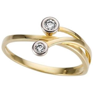 Firetti Goldring »Schmuck Geschenk Gold 333 Damenring Goldring«, mit Zirkonia (synth.)