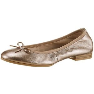 Tamaris Ballerina, Festtagsschuh, Hochzeitsschuh, Flats mit schönem Metallic-Schimmer