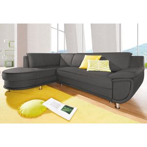 TRENDMANUFAKTUR Ecksofa »Rondo, zeitlos und elegant, OTTOs Choice, bequem, L-Form«, wahlweise mit Federkern, wahlweise mit Bettfunktion