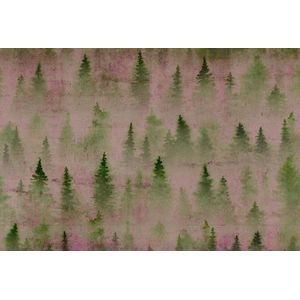 Architects Paper Fototapete »Atelier 47 Coniferous Artwork 1«, Wald, Vlies, Wand, Schräge, Decke