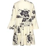 LASCANA Blusenkleid, in weiter Form mit Volants und Blumenprint, Tunikakleid, Strandkleid