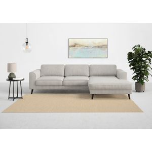 TRENDMANUFAKTUR Ecksofa »Lumber Jack, elegantes Designsofa, zeitlos modern, hoher Sitzkomfort«, wahlweise mit Bettfunktion u. Bettkasten, L-Form