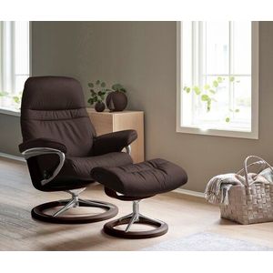 Stressless® Fußhocker »Sunrise«, mit Signature Base, Gestell Braun