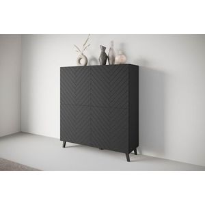 INOSIGN Highboard »HIGHBOARD PHUKET«, (1 St.), moderne Kommode mit 4 Türen und 8 Fächern, Breite 120 cm