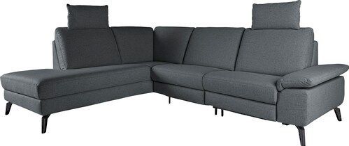 alina Ecksofa, inkl. Kopfstützen, wahlweise mit Relaxfunktion, Breite: 267 cm