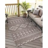 Carpet City Teppich »In-& Outdoorteppich Santorini 435, 3D-Effekt, Boho-Look«, rechteckig, 5 mm Höhe, Wetterfest & UV-beständig für Terrasse, Balkon, Küche, Flur