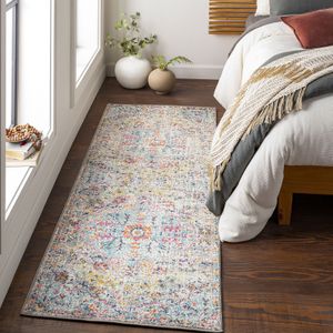 Livabliss Teppich »MUNICH«, rechteckig, 11 mm Höhe, Vintage Orientteppich, Kurzflor Boho Wohnzimmerteppich, Läufer