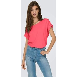 ONLY T-Shirt »ONLMOSTER S/S O-NECK TOP NOOS JRS«, mit Aufschlag am Arm