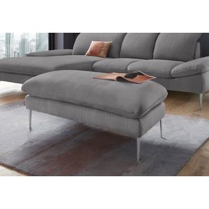 W.SCHILLIG Hocker »enjoy&MORE«, Füße Chrom glänzend, Breite 106 cm