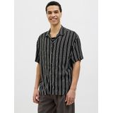 Jack & Jones Kurzarmhemd »JJEJEFF STRIPE RESORT SHIRT SS SN«, mit Streifen Muster