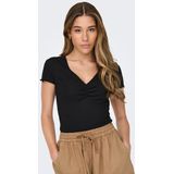 ONLY Kurzarmshirt »ONLBETTY S/S V-NECK TOP CC JRS«