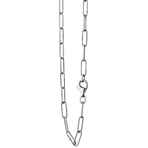Vivance Collierkettchen »925/- Sterling Silber weiß Gliederkette glanz 50 cm«