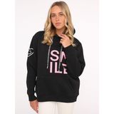 Zwillingsherz Hoodie »""Alissa""«, mit SMILE Print