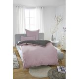 Biberna Wendebettwäsche »Hermal«, aus weicher, wohlig warmer Flanell (Biber) Qualität in Melange Optik, aus 100% Baumwolle, STANDARD 100 by OEKO-TEX® zertifiziert, Made in Germany