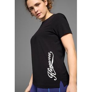 KangaROOS T-Shirt, Kurzarm, figurumspielend, unifarben, Rundhalsausschnitt, casual