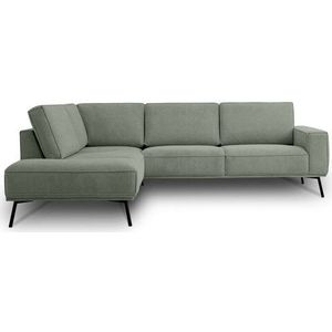 andas Ecksofa »Vosby«, Breite 260 cm, Chenille, mit dekorativer Kedernaht