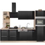 KOCHSTATION Küchenzeile »KS-Brindisi Breite 280 cm«, wahlweise mit E-Geräten und Induktion, mit MDF-Fronten und Regal