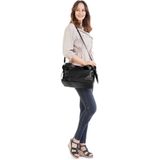 Samantha Look Henkeltasche, echt Leder, Made in Italy