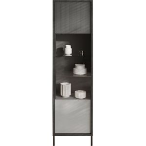 INOSIGN Vitrine »Everest Höhe 203 cm, Standvitrine mit 1 Tür«, Hochschrank, Anrichte, Soft/Self Closing, Korpus 22 mm