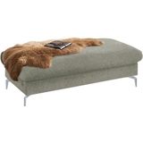 W.SCHILLIG Polsterhocker »piedroo, Designsofa mit tollem Sitzkomfort, bequem, L-Form«, Füße in Silber matt