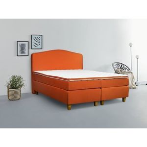 INOSIGN Boxspringbett »Jalma«, Füße aus massiver Birke ; Inkl. Topper