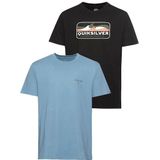 Quiksilver T-Shirt, (Packung, 2 tlg., 2er-Pack)