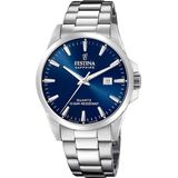 Festina Quarzuhr »Swiss Made Collection«, Armbanduhr, Herrenuhr, Damenuhr, Swiss Made, Edelstahlband, Datum