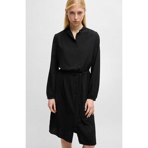 BOSS ORANGE Blusenkleid »Deborah Premium Damenmode«, mit Bindeband