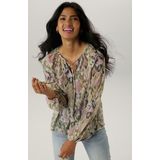 Aniston SELECTED Chiffonbluse, aus transparentem Chiffon - NEUE KOLLEKTION