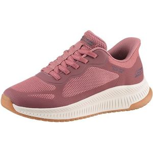 Skechers Slip-On Sneaker »BOBS SQUAD 4«, Slipper, Freizeitschuh, Halbschuh mit Memory Foam