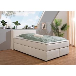 andas Boxspringbett »Åby«, In Cord Bezug, wahlweise mit und ohne Matrazte erhältlich