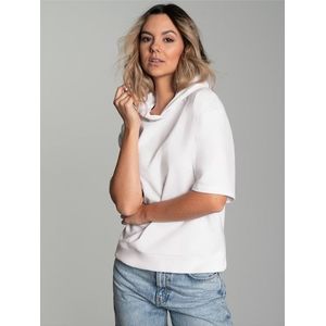Trigema Kapuzensweatshirt »TRIGEMA Kurzarm Cropped Hoodie«