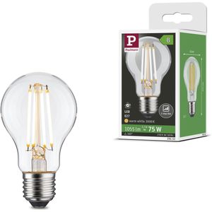 Paulmann LED-Leuchtmittel »Eco-Line Filament 230V LED Birne E27 1055lm 5,7W 3000K dimmbar Klar«, E27, 1 St., Warmweiß