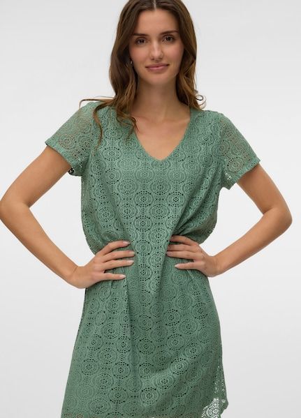 Vero Moda Minikleid »VMMAYA SS V NECK SHORT DRESS JRS VO«