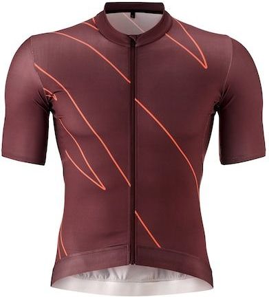 Gonso Radtrikot »Road Jersey Print M«, Herren Fahrradtrikot kurzarm, Full-Zip Trikot, Rückentasche, Slim Fit