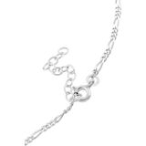 Elli Fußkette »Figaro Fußkettchen Basic 925 Silber«