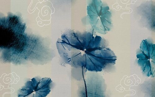 Papermoon Fototapete »Muster mit Blumen«