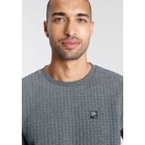 AJC Sweatshirt, schmal geschnitten, unifarben, Rundhalsausschnitt