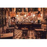 Papermoon Fototapete »Vintage Style Restaurant«