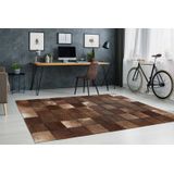 Arte Espina Teppich »Voila 100«, rechteckig, handgenähter Flachflor-Teppich im Patchwork-Design.
