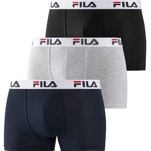 Fila Boxer »MAN BOXER SHORTS«, (3er Pack), mit elastischem Logobund