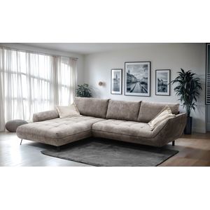 exxpo - sofa fashion Ecksofa »Biarritz modern und elegantes Mega Sofa mit tollem Sitzkomfort, L-Form«, XXL– Longchair Ecke in hochwertiger Verarbeitung, Stellmaße 324x203cm