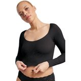 sloggi Langarmshirt »ZERO Feel Bliss Top Long Sle.«, (1 tlg.), nahtlos mit Spitzenoptik