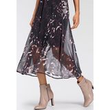 Laura Scott Chiffonkleid, für schicke Anlässe und legere Freizeitlooks, wadenlang