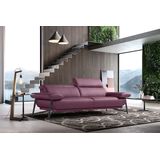 Egoitaliano 2,5-Sitzer »Anais, Designsofa mit hohem Sitzkomfort, Designfuß,«, inkl. verstellbarer Kopfteile