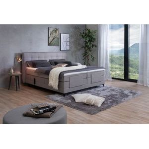alina Boxspringbett »Edward«, 180x200cm, mit motorischer Verstellung, inklusive Matratze und Topper