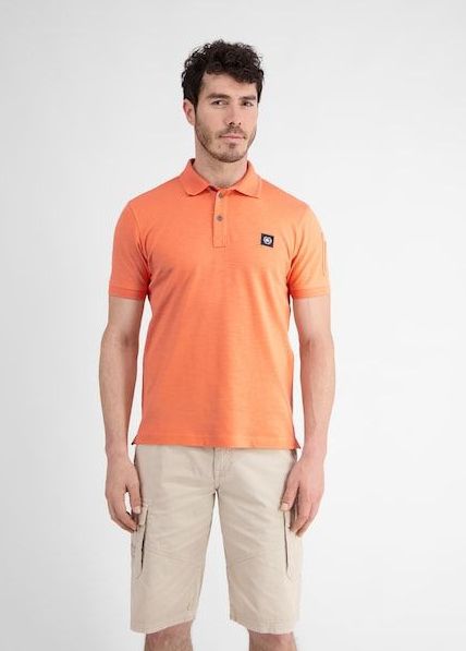 LERROS Poloshirt »LERROS Unifarbenes Poloshirt«