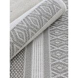 carpetfine Teppich »Boho 101«, rechteckig, 4 mm Höhe, robustes Flachgewebe, Sisal Optik, UV-beständig, Außenbereich