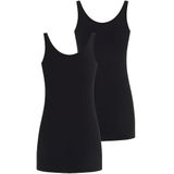 Laura Scott Longtop, (2-er Pack), mit Stretchanteil